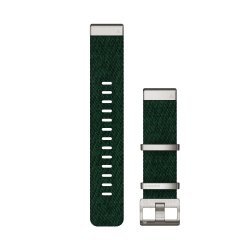 Garmin QuickFit 22 Watch Band - nylon -  Jacquard-weave - Pine Green