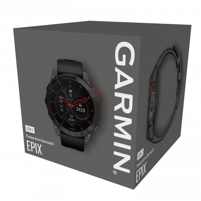 Garmin Epix Gen 2 Sapphire, Black Carbon Grey DLC Titanium