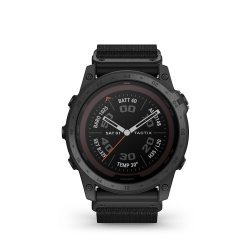 Garmin - Tactix 7 PRO Sapphire Solar multisport GPS smartwatch - Black DLC Titanium with Black silicone band and nylon band