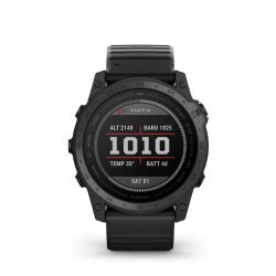 Garmin - Tactix 7 Sapphire multisport GPS smartwatch - Black DLC Titanium with Black silicone band