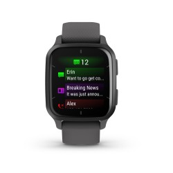 Garmin Venu SQ 2 AMOLED smartwatch cu functii sport - gri shadow