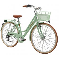 Bicicleta Adriatica City Retro Donna 28 verde 45 cm