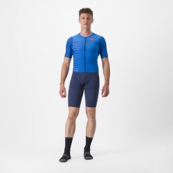 Costum de triatlon cu maneca scurta Castelli PR 2 Speed Albastru/Bleumarin S EN