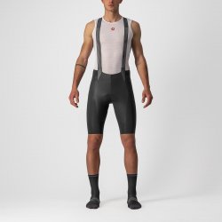 Castelli - Pantaloni ciclism scurti cu bretele  Free Aero RC bibshorts - negru