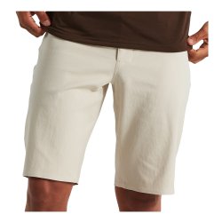 Specialized - Pantaloni ciclism scurti pentru barbati Adventure pants - alb white mountain