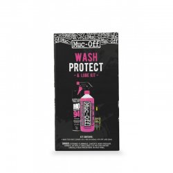 Muc-Off - Pachet curatare si protectie Wash Protect and Lube Kit (Dry Lube Version)