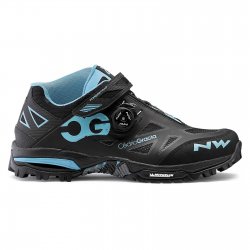 Northwave - bike shoes MTB AM Enduro Mid - black aqua blue