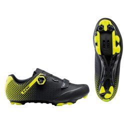 Northwave Origin Plus 2 - pantofi ciclism MTB XC - negru galben