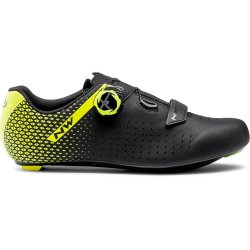 Northwave Core Plus 2 - road bike shoes - black-yellow-fluo