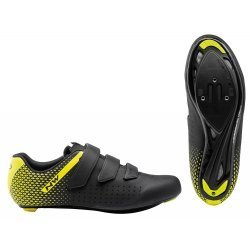 Northwave Core 2 - pantofi pentru ciclism sosea - negru-galben