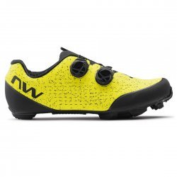 Northwave Rebel 3 - pantofi pentru ciclism MTB - galben fluo negru