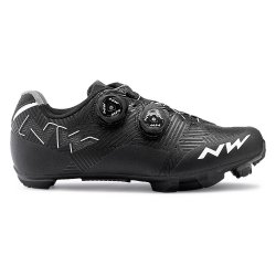 Northwave Rebel WMN - pantofi pentru ciclism MTB XC pentru femei - negru alb