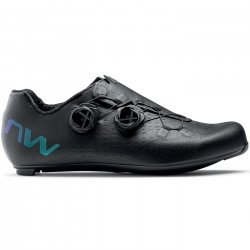 Northwave - Road bike shoes Extreme 3 - black blue iridescent