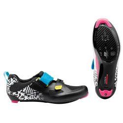 Northwave Tribute 2 Carbon - road bike and triathlon shoes - black multicolor