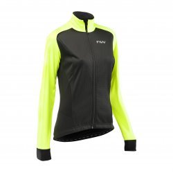 Northwave jacheta ciclism iarna Reload SP pentru femei (Selective Protection) - negru galben fluo