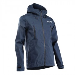 Northwave - jacheta ciclism pentru barbati ploaie si vreme rece No Worry HardShell Jacket - albastru inchis