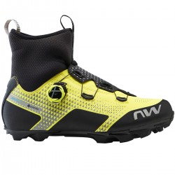 Northwave - cycling shoes for winter Celsius XC Arctic GTX shoes - black fluo yellow reflective