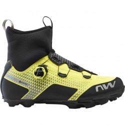 Northwave - cycling shoes for winter Celsius XC Arctic GTX shoes - fluo yellow black