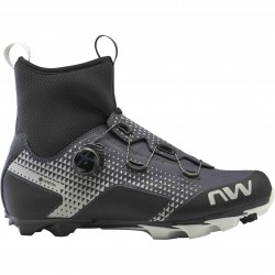 Northwave - mtb cycling shoes for winter Celsius XC GTX shoes - black gray reflective