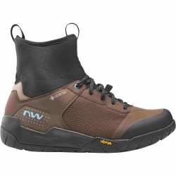 Northwave - cycling shoes for winter Multicross mid gtx shoes - black brown