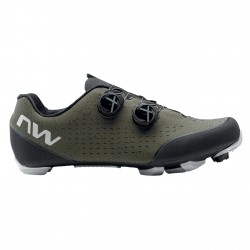 Northwave - pantofi ciclism mtb xc rebel 3 - verde padure negru