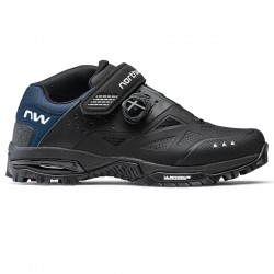 Northwave Enduro Mid 2 - pantofi pentru ciclism MTB All Terrain Mountain - negru albastru inchis