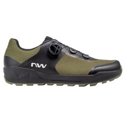 Northwave Corsair 2 - pantofi pentru ciclism MTB All Terrain - verde inchis padure negru
