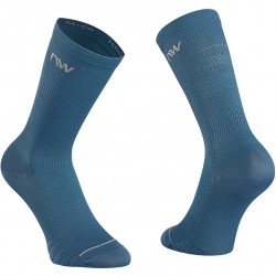 Northwave - sosete ciclism extreme pro socks - albastru inchis gri deschis
