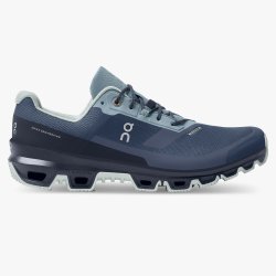 On Cloudventure Waterproof - pantofi sport pentru barbati - albastru inchs midnight albastru deschis