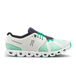 On Cloud 5 Push - sport shoes for men - ivory white creek green dark blue