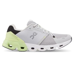 On Cloudflyer 4 - men running shoes - glacial light gray light green white