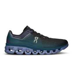 On CloudFlow 4 - pantofi sport pentru barbati - negru albastru furtuna albastru deschis