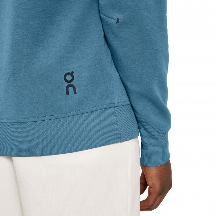 On Cloud - sport hoodie for men On M Hoodie - stellar blue