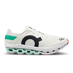 On Cloudboom Echo - pantofi alergare maraton pentru barbati - alb negru verde
