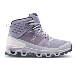 On Cloudrock 2 waterproof - sport waterproof running boots for women - shark light violet light gray
