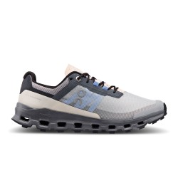 On Cloudvista - women running shoes - alloy gray blue light pink black