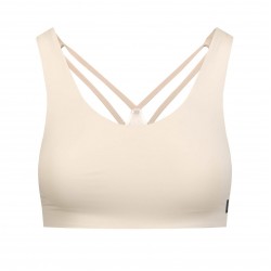 On Cloud - sport bra for women Active Bra - pearl light brown white