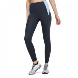 On Cloud - running long pants for women Movement Long Tights - Navy blue Stratosphere light blue