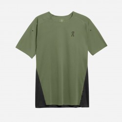 On Cloud - technical shirt for men short sleeved Performance-T - Taiga green Black 