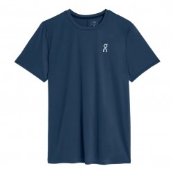 On Cloud - technic shirt for men short sleeved Core-T shirt - denim blue