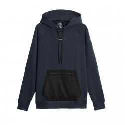On Cloud - sport hoodie for men On new Hoodie - dark blue black