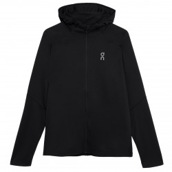 On Cloud - cold weather jacket for men with zipper and hood Climate Zip Hoodie - Black