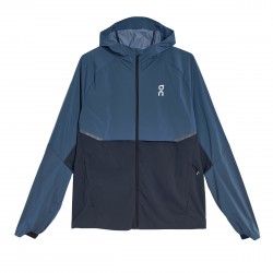 On Cloud - sport jacket for men with zipper and hood Core Jacket - Denim Navy 