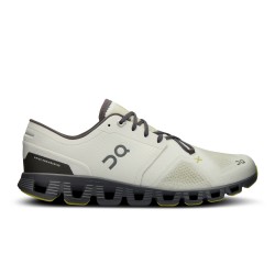 On Cloud X 3 - men road running shoes - Ice | Eclipse