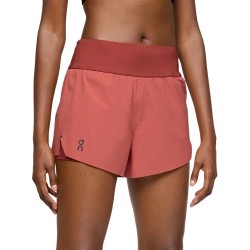 On - pantaloni scurti alergare pentru femei Running Shorts - maro rubin roscat