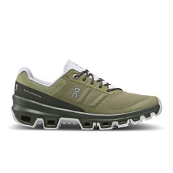 On Cloudventure - men sport shoes - olive green fir light gray