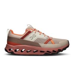 On Cloudhorizon - running shoes for men - fog light gray brown mahogany orange