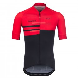 Hiru - tricou ciclism barbati maneca scurta Advanced SS Jersey - negru rosu