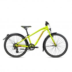 Orbea - bicicleta copii MX 24 Park - galben fluo-rosu