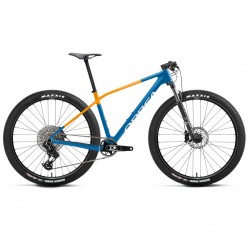 Orbea Alma M10 - bicicleta MTB hardtail XC 29" - culoare custom MyO albastru-portocaliu